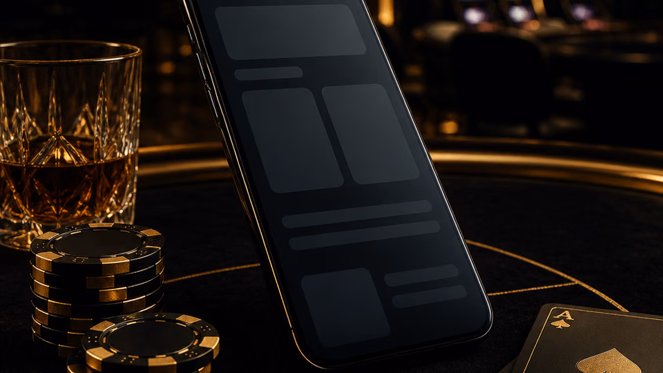 Black Label Casino mobile browser access illustration