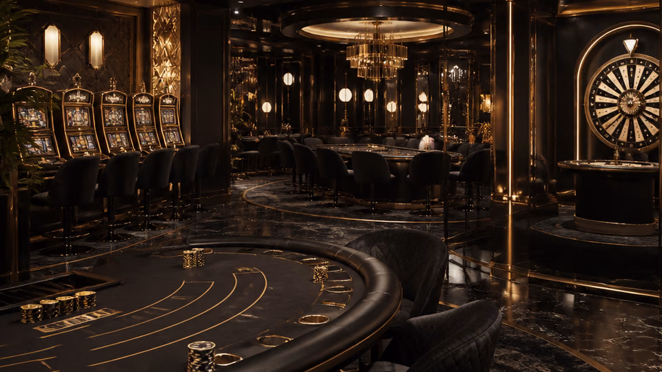 Black Label Casino game categories illustration