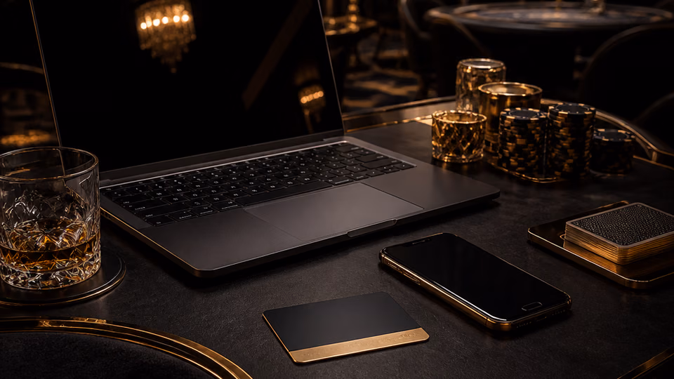 Black Label Casino registration preparation illustration